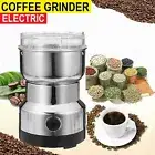 Electric Coffee Grinder Grinding Milling Bean Manual Nut Spice Matte Blender