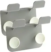 Mikinona Hair Care Tool Organizer 2pcs Wall Hair Dryer Holder Bathroom Wall Mount Blow Dryer Rack