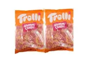 Trolli Sour Peach Hearts Candy Lollies Sweets Bulk Pack 2x 2kg Value Pack