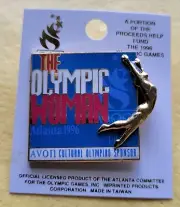 Atlanta 1996 Olympic Games. The Olympic Woman Pin. Avon.