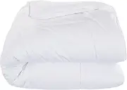 Royal Comfort Quilt Duvet Blanket 800GSM Winter Weight Ultra Warm Breathable (White, King)
