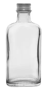 McCartney Bottle, 100ml, Aluminum Cap, Rubber Liner - Narrow Mouth - Eisco Labs