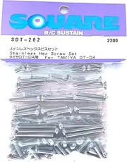 Square SDT-262 Stainless Steel Hex Screw Set (for Tamiya DT-04)