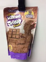 Kinetic Sand Scents Chocolate 8 Oz Bag Scratch & Sniff Made with Natural Sand