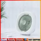 Head Shaking Ceiling Fan Light Rechargeable Remote Control 4-speed Desk Fan