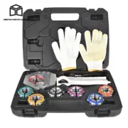 Hydraulic Hose Crimper Tool Air Conditioning Repaire Crimper Tool With 7 Dies