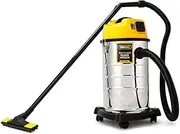 Wet and Dry Vacuum Cleaner 30L Drywall Vac Industrial Commercial Grade Vacuum Cleaner Blower Bagless with Socket