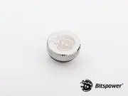 Bitspower G1/4" Silver Shining Stop Fitting V2 [BP-WTP-C06V2]