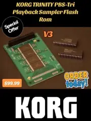 KORG TRINITY PBS-Tri Playback Sampler Flash Rom New