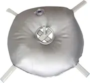 B Baosity Beach Umbrella Stand Round Weight Bag Pole Stand Ground Base,with Water Bag,Patio Umbrella Base Holder,for Garden,Courtyard