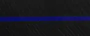 Thin Blue Line BTW117KB Acrylic (1 pc) Knife Blank 1" x 1 1/2" x 5"