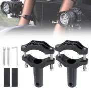 Windance 2Pcs Front Fork Lamp Mount Pole Brackets,Headlight Fog Light Mountin...
