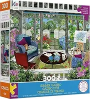 Ceaco - Tracy Flickinger - Summer Gazebo - Oversized 300 Piece Jigsaw Puzzle