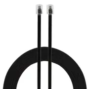 Telephone Line Cord, 15 Feet, Phone Cord, Modular Jack Ends, Works for Phone,...