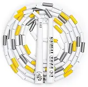 EliteSRS, Do Hard Things Beaded Jump Ropes for Fitness - Unbreakable 6.5" Edge Handles With 1" ShatterProof Plastic Beads - Indoor/Outdoor Beaded Jump Rope