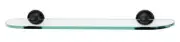 Alno A9250-24-BARC Yale Bath 24" Glass Shelf w/Brackets Barcelona