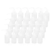 30 Pcs Wash Bottle 250ml 8oz Plastic Squeeze Lash Water Bottle Transparent