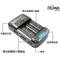 在飛比找蝦皮購物優惠-樂華 ROWA BM004 萬用充電器 支援USB充電 3、