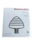 NEW KITCHENAID PASTRY BEATER KSMPB5 SILVER COATED WITH SCRAPER 4.5 QT & 5 QT