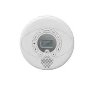 Portable CD Player MP3 Disc U Disk CD Machine Walkman with Bluetooth-White
