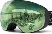 Ski Snowboard Goggles UV Protection Anti Fog Snow Goggles for Men Women Youth
