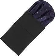 [ROMISBABA] Men Pre Folded Pocket Square Classic Round Suit Handkerchief for Weddings Parties and Anniversaries Design with Fine Texture
