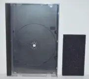 (10) SEGA CD Saturn Replacement Long Box CD Disc Video Game Case Holder + Foam