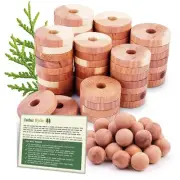 Cedar Hyde Cedar Blocks for Clothes Storage | Cedar Balls & Cedar Rings | Closet