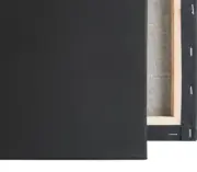 Economy Stretched Canvas Panels : 16X20 Box of 20 Bulk Discount 5/8" Econo Black