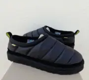 UGG TASMAN LTA BLACK POLYESTER PUFF/ WOOL SLIPPERS SHOES, MEN US 9/ EUR 42 ~NIB