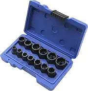 Bolt Extractor - Impacts Bolt & Nut Remover Set,Precise Non-Slip Ergonomic Tools for Mechanic Shop Wheel Drain Axle Induction Applications