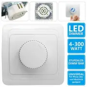 High Quality Dimmer Switch Suitable for LED Conventional and Halogen Lamps 230V
