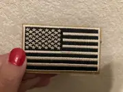 American Flag Desert Tan Tactical Patch