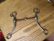Tom Thumb Western Snaffle Bit 4 1/2 In Mouth Copper Wrapped