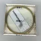 IKEA Sammanhang Gold Frame Glass Free Floating Shelf 6” Clear Tempered Glass