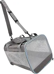 Totority Comfortable Pet Carrier for Cats Small Dog Pouch Mesh Soft Sided Travel Bag for Cats Dogs Compact