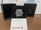 Victorinox Swiss Army Watch – 241083 – Garrison, Black Dial Brown Leather Strap