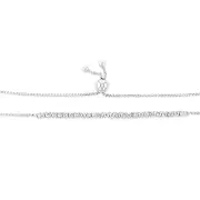 Luminesce Lab Grown 1 Carat Diamond Sterling Silver Bracelet