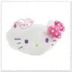 ♥小花花日本精品♥Hello Kitty 白色 臉頭造型 粉色蝴蝶結 柔軟 居家 浴用 髮帶 愛心 08420008