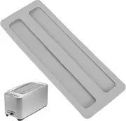 [Kichvoe] Toaster Cover: Silicone Toaster Lid 10.7*4inch 2 Slice Bread Machine Dust Cover for Kitchen