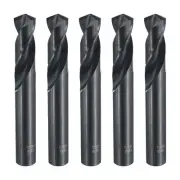 13/16" M35 High-Speed Steel HSS Twist Drill Bits with 13/16" Round Shank, 5pcs