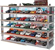 1:32 Car Model Storage Rack Toy Car Collection Display Cabinet Garage Parking Lot Simulation Scene Model Simulation Parking lot Mode(40 Parking Spaces)