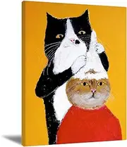 Funny Animals Canvas Wall Art For Living Room Cat Barber Canvas Painting Nordic Style Kids Boy Girl Decor Wall Art Picture Nursery Baby Room Posters And Prints