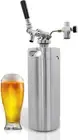 Pressurized Growler Tap System - 128Oz Stainless Steel Homebrew Mini Keg Dispens