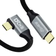 DCHAV 3ft 90 Degree USB C Cable 100W Fast Charging 4K Video Output 10Gbps