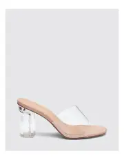 [Novo Shoes] Ferraz Mule Heel in Clear