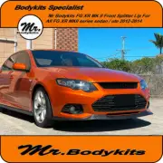 Front Lip Splitter For Ford Falcon FG XR6 / XR8 MK2 MK II 12-14 Front Bumper