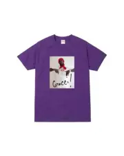 Supreme FW16 Gucci Mane Tee Purple Size Large New T-Shirt Box Logo Photo Tee