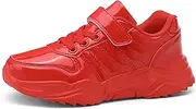 [DVTENI] Unisex-Child Red Boys Girls Shoes Antiskid Tennis Sneakers Outdoor Casual Kids Shoes Running Shoes(Toddler/Little Kid/Big Kid)