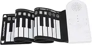 TOGEVAL Foldable Roll Up Electronic Piano Portable Keyboard for All Ages Durable and Lightweight Design for Beginners and Music Enthusiasts Easy to Carry and Store